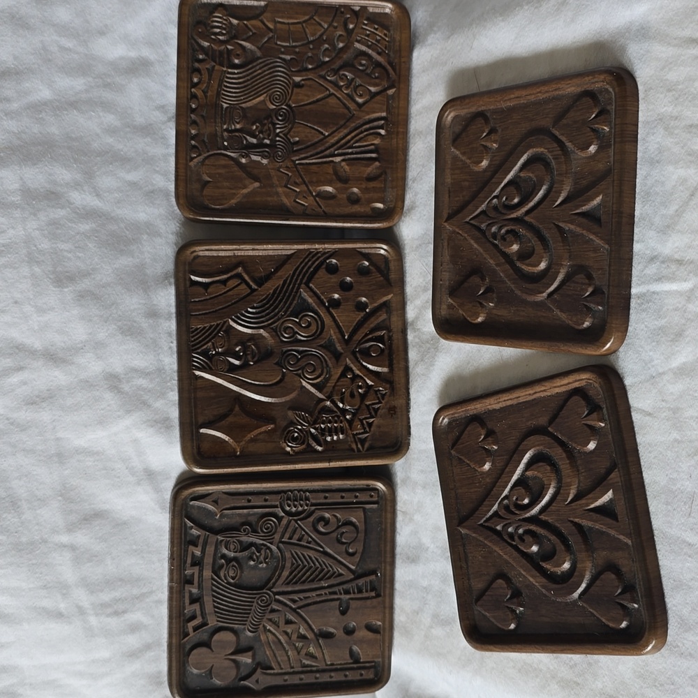 5 Vintage coasters